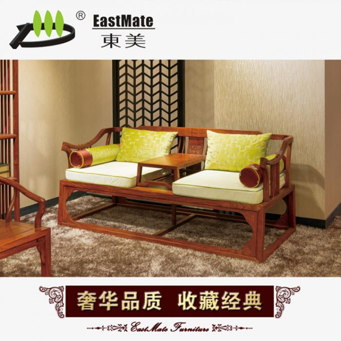 新古典紅木家具 剌猬紫檀家具 新中式 明清仿古羅漢床