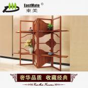 紅木家具 刺猬紫檀 復(fù)古屏風(fēng) 客廳紅木屏風(fēng) 屏風(fēng)隔斷 DMYK21