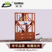 新古典紅木家具 中式間廳柜 實(shí)木隔斷柜  實(shí)木酒柜