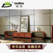 剌猬紫檀組合廳柜 新中式古典實(shí)木家具 客廳 電視柜