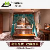 紅木家具 新中式古典實(shí)木架子床 100%刺猬紫檀實(shí)木床