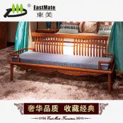 紅木家具 刺猬紫檀 云臥實(shí)木床尾凳 中式床榻長(zhǎng)凳
