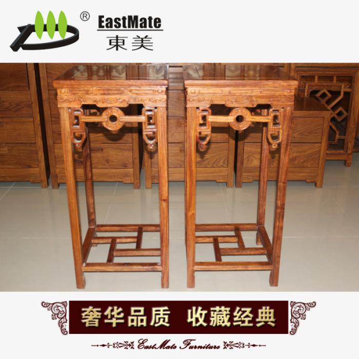 質(zhì)量保證非洲黃花梨萬字花幾 刺猬紫檀花盆架