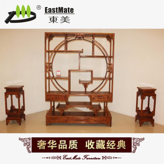 質(zhì)量保證非洲黃花梨現(xiàn)代置物架 古董架 博古架
