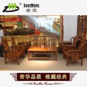全實木沙發(fā) 刺猬紫檀沙發(fā)家具 紅木家具沙發(fā)茶幾