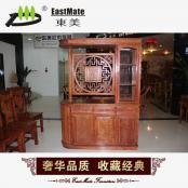 紅木家具 特價批發(fā) 明清古典 實木隔廳柜 非洲黃花梨酒柜