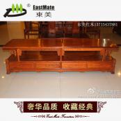 中式實木紅木家具 非洲黃花梨木明式電視柜 地柜 視聽柜
