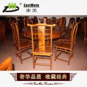 廠家直銷明式餐臺(tái) 圓餐桌訂做批發(fā) 實(shí)木餐桌餐臺(tái)