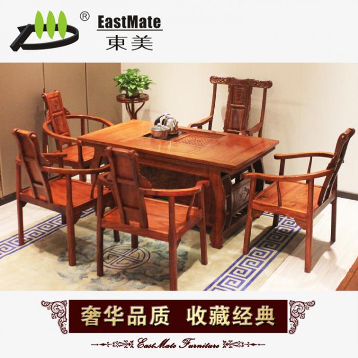 紅木家具 非洲花梨木 紅木茶桌 廠家直銷特價 寶貴迎春茶桌