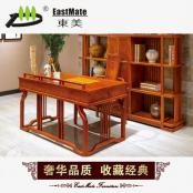 紅木家具 新古典寫字辦公桌 刺猬紫檀實(shí)木書桌 花梨木辦公臺(tái)