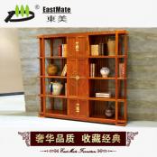 紅木家具 中式書柜 刺猬紫檀組合柜實(shí)木書柜 陳列柜 簡(jiǎn)易書柜