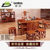 紅木家具 寶蓮茶臺(tái) 廠家直銷可定制 刺猬紫檀 國(guó)標(biāo) 紅木茶幾