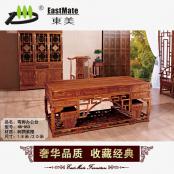 紅木家具 彎腳辦公臺 廠家直銷可定制 古典大氣 紅木大班臺