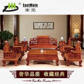 紅木家具 佛山實木沙發(fā) 廠家直銷非洲黃花梨 紅木古典家具