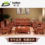紅木家具 花梨木客廳沙發(fā) 古典家具 刺猬紫檀實木沙發(fā)
