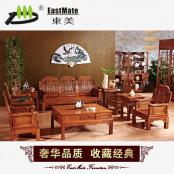 紅木家具 中如意沙發(fā) 廠家直銷可定制 非洲花梨木 紅木沙發(fā)