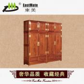 紅木家具 廠家直銷 紅木衣柜 刺猬紫檀 實木大衣柜
